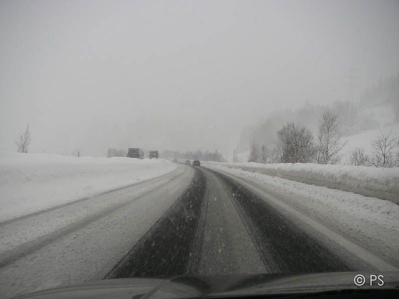 Winter auf der AB